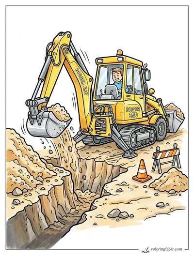 Colored example of this coloring page