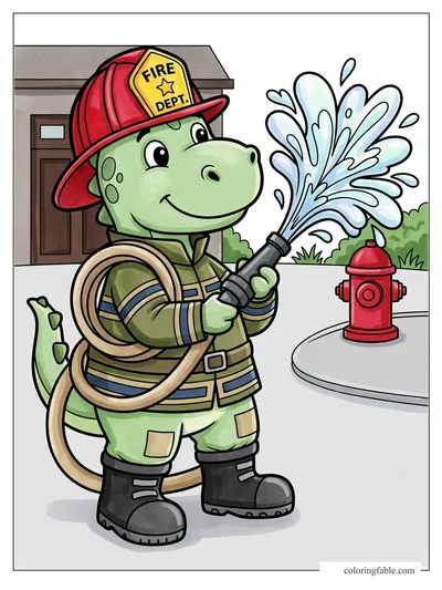Colored example of this coloring page
