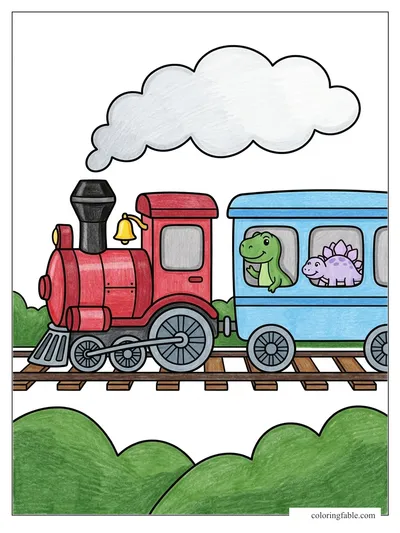 Colored example of this coloring page