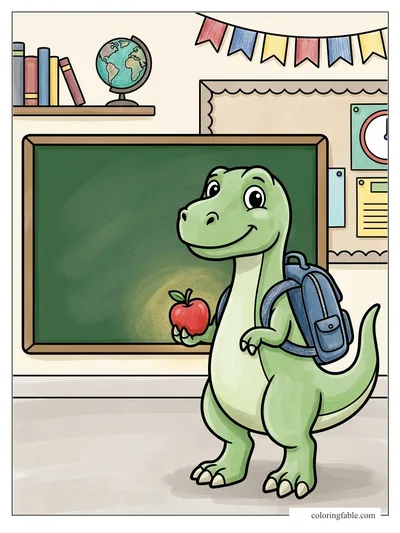 Colored example of this coloring page