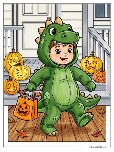 Colored example of this coloring page