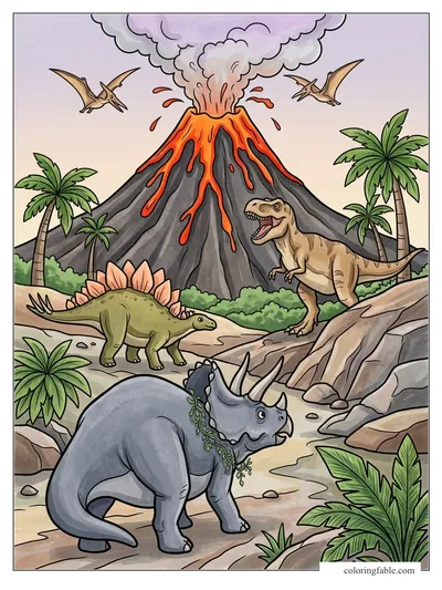 Colored example of this coloring page