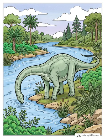 Colored example of this coloring page