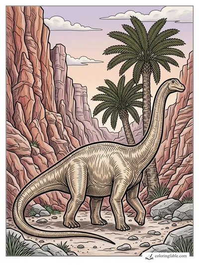 Colored example of this coloring page