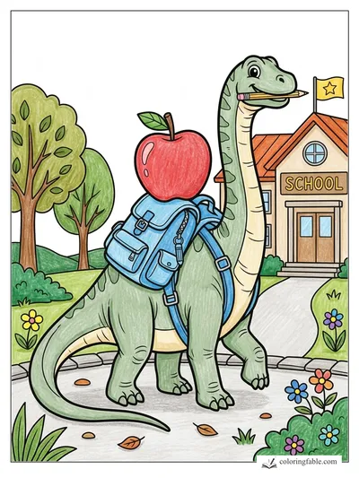 Colored example of this coloring page