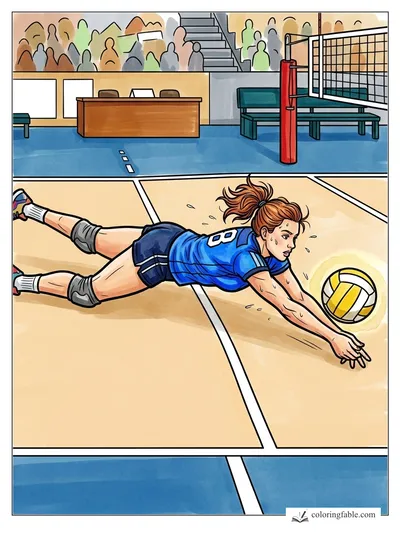 Colored example of this coloring page