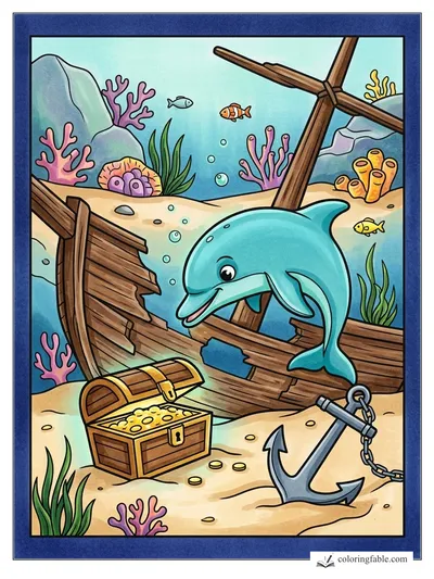 Colored example of this coloring page