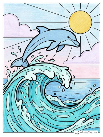 Colored example of this coloring page