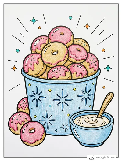 Colored example of this coloring page