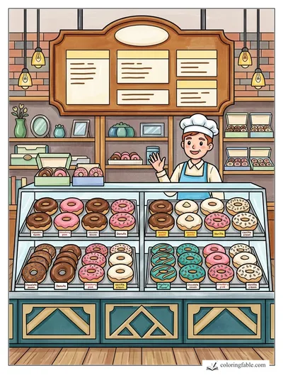 Colored example of this coloring page
