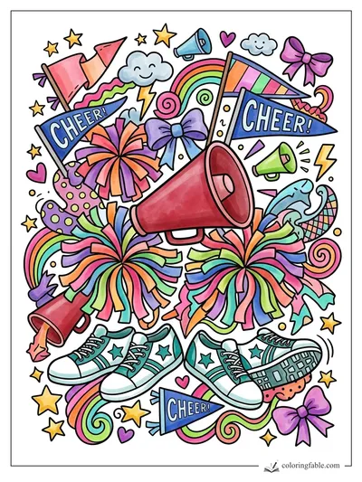 Colored example of this coloring page