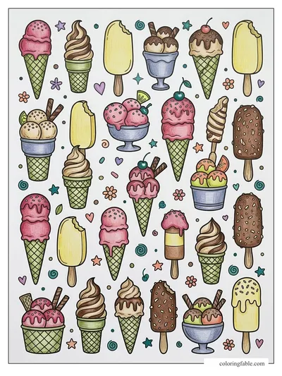 Colored example of this coloring page