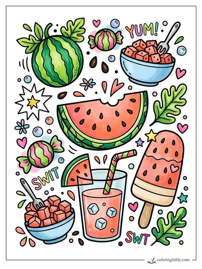 Colored example of this coloring page