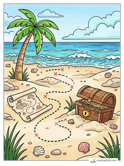 Colored example of this coloring page