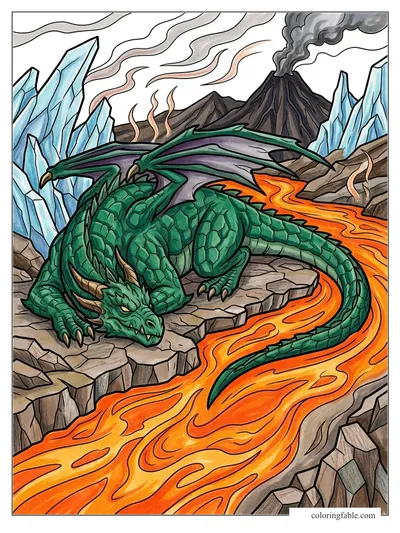 Colored example of this coloring page