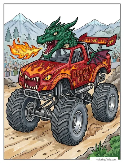 Colored example of this coloring page