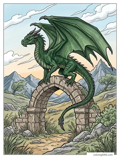 Colored example of this coloring page