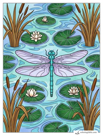Colored example of this coloring page