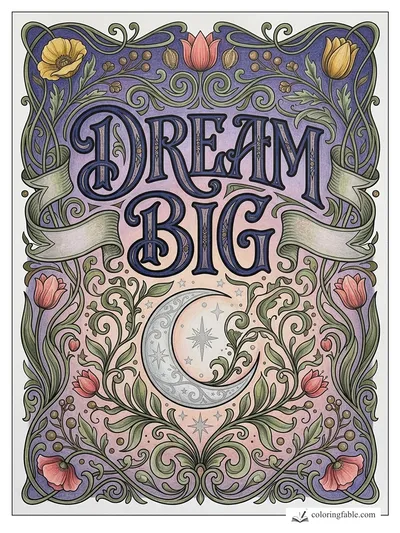 Colored example of this coloring page