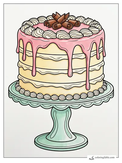 Colored example of this coloring page