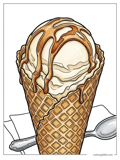 Colored example of this coloring page