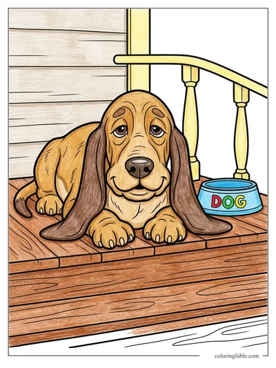 Colored example of this coloring page