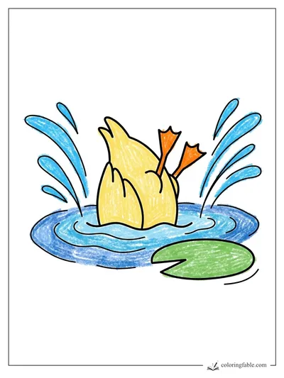 Colored example of this coloring page
