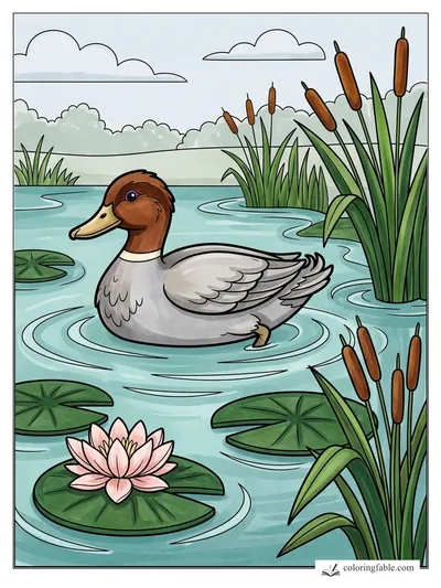 Colored example of this coloring page