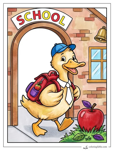 Colored example of this coloring page