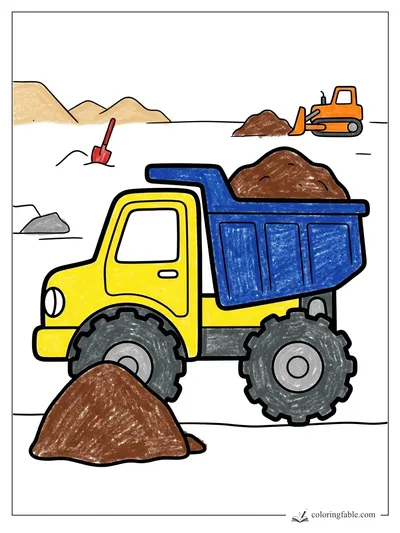 Colored example of this coloring page