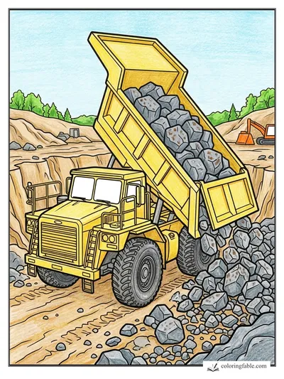 Colored example of this coloring page