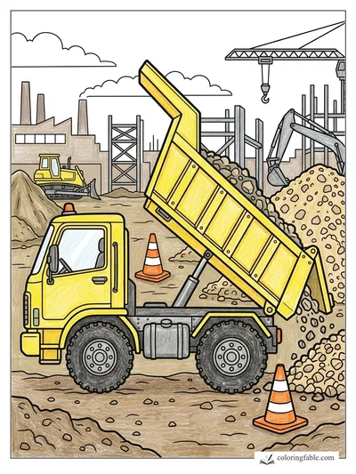 Colored example of this coloring page