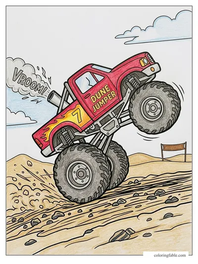 Colored example of this coloring page