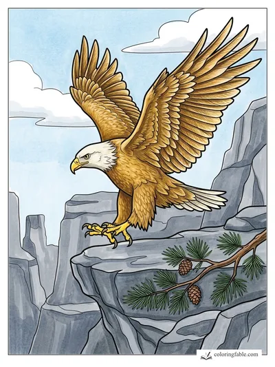 Colored example of this coloring page