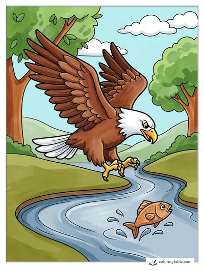 Colored example of this coloring page