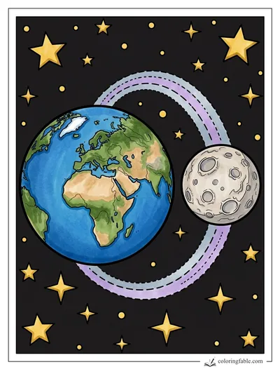 Colored example of this coloring page