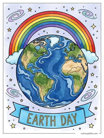Colored example of this coloring page