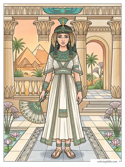 Colored example of this coloring page