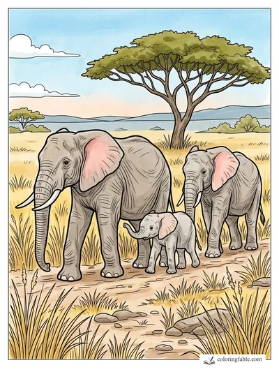 Colored example of this coloring page