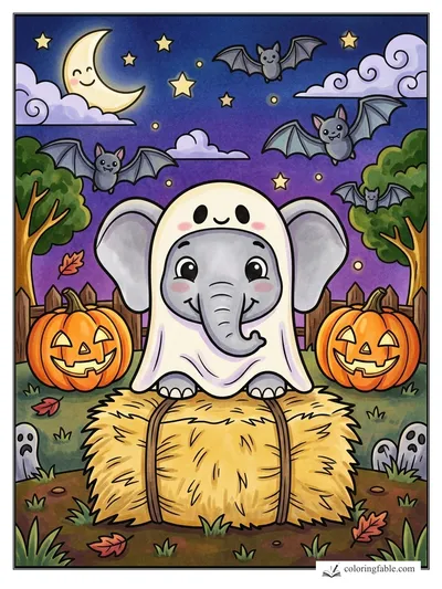 Colored example of this coloring page