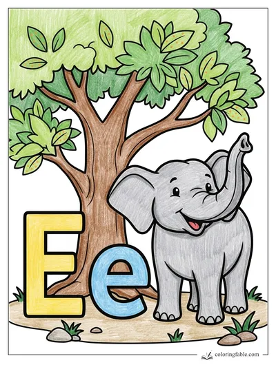 Colored example of this coloring page