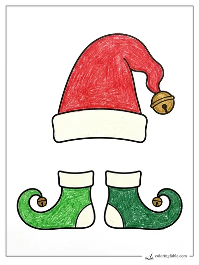 Colored example of this coloring page
