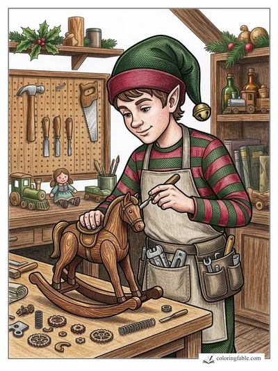 Colored example of this coloring page
