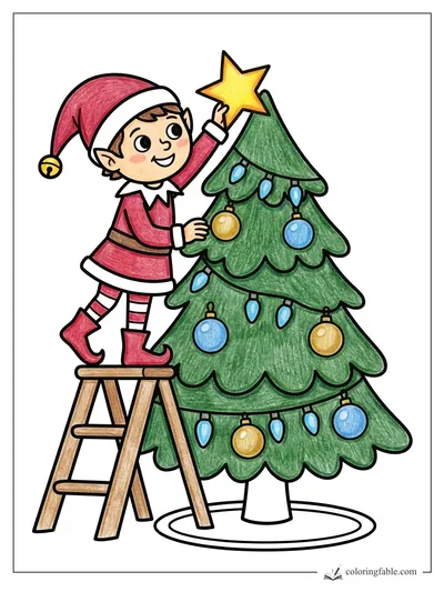 Colored example of this coloring page
