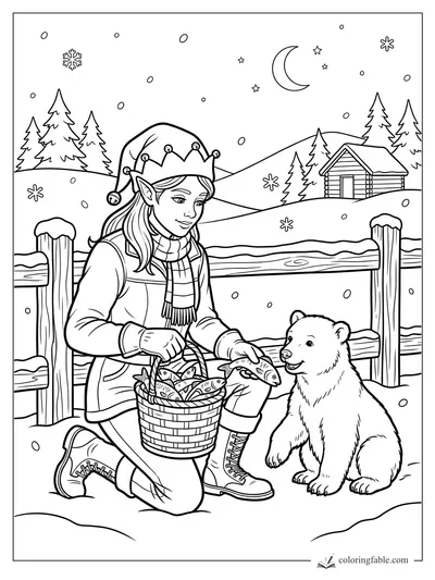 Realistic coloring pages — sample drawing