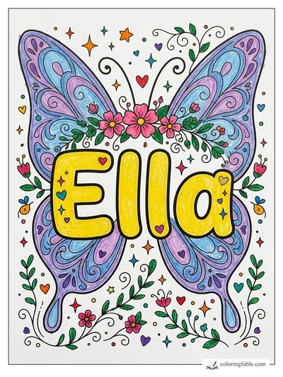 Colored example of this coloring page
