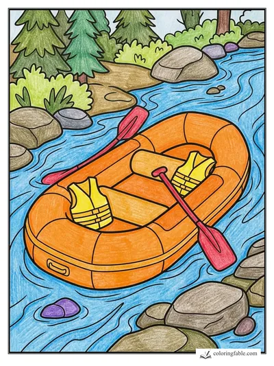 Colored example of this coloring page