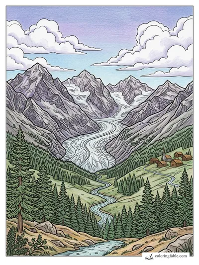 Colored example of this coloring page