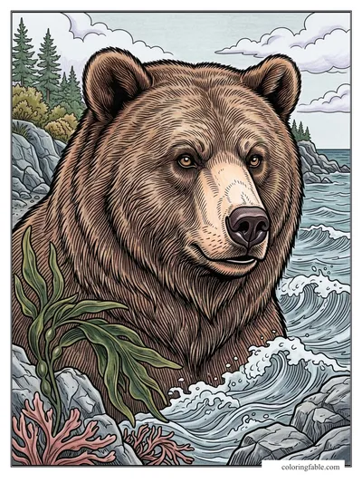 Colored example of this coloring page