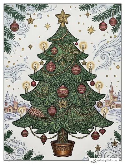 Colored example of this coloring page